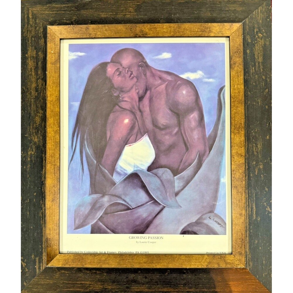 GROWING‎ PASSION Laurie Cooper Vintage Print 1995 African American collectible